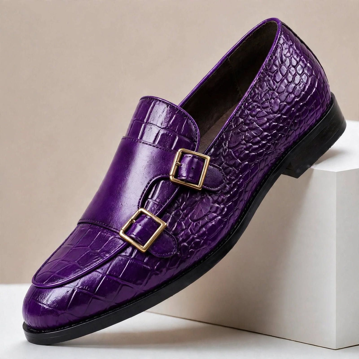 Tobiah loafers i koppeläder
