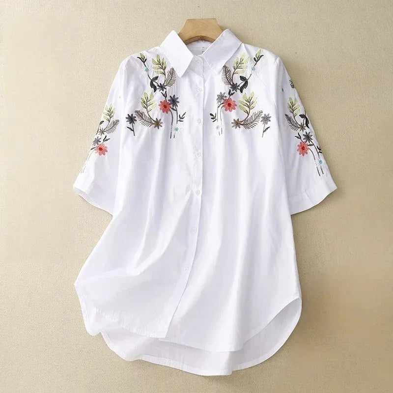 Blusa Grace ricamata