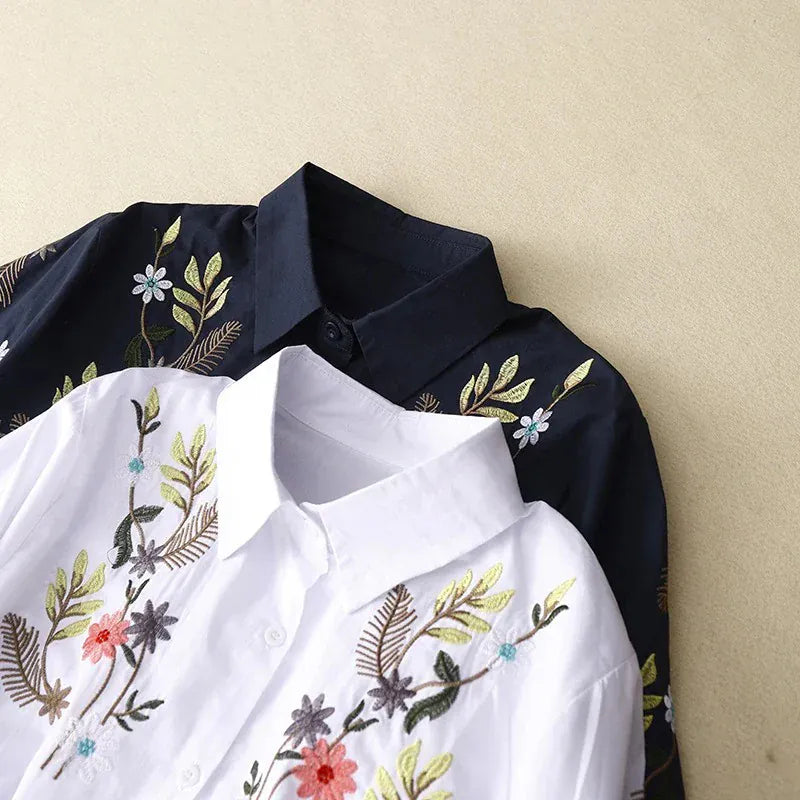 Blusa Grace ricamata