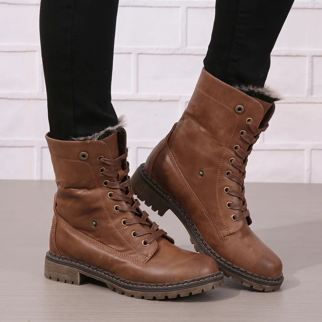 Aliya |  Women's Plush Knee High Boots
