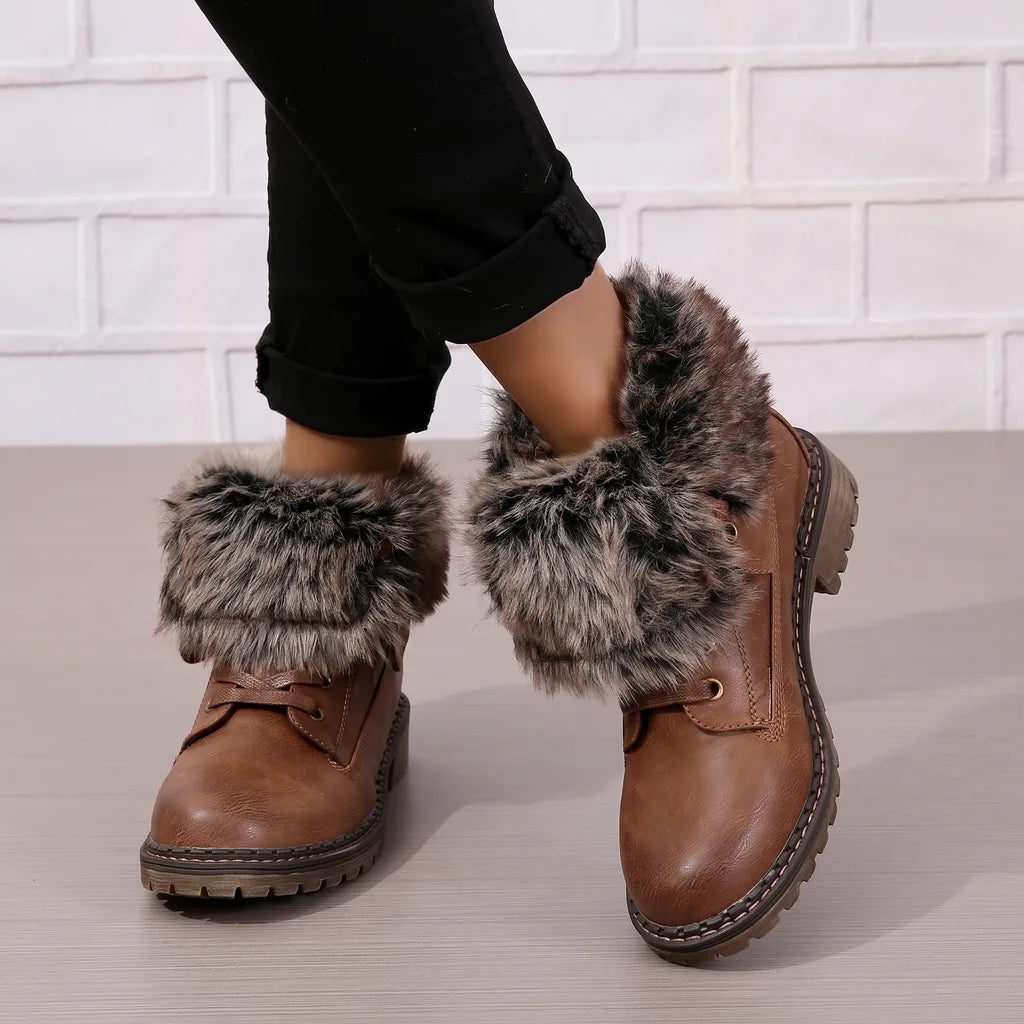 Aliya |  Women's Plush Knee High Boots