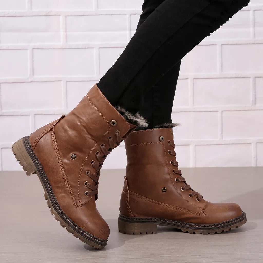 Aliya |  Women's Plush Knee High Boots