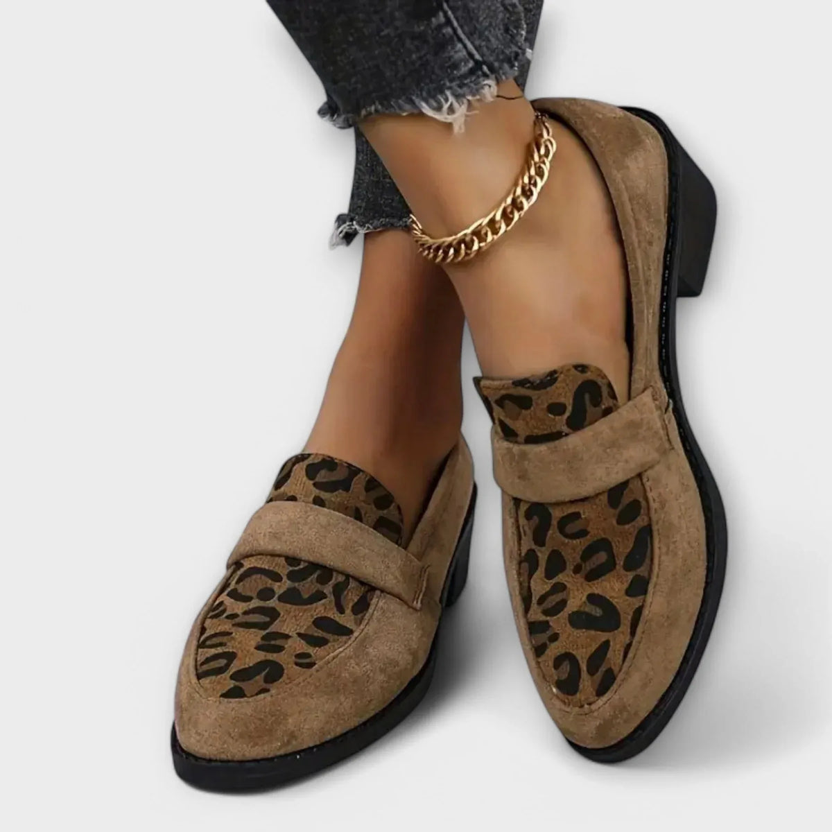 Amelia | Mocassins orthopédiques à enfiler style Richelieu pour femme