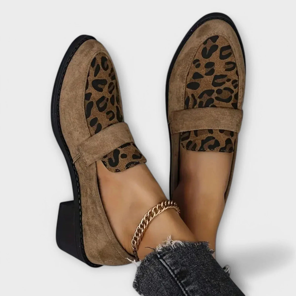 Amelia | Mocassins orthopédiques à enfiler style Richelieu pour femme