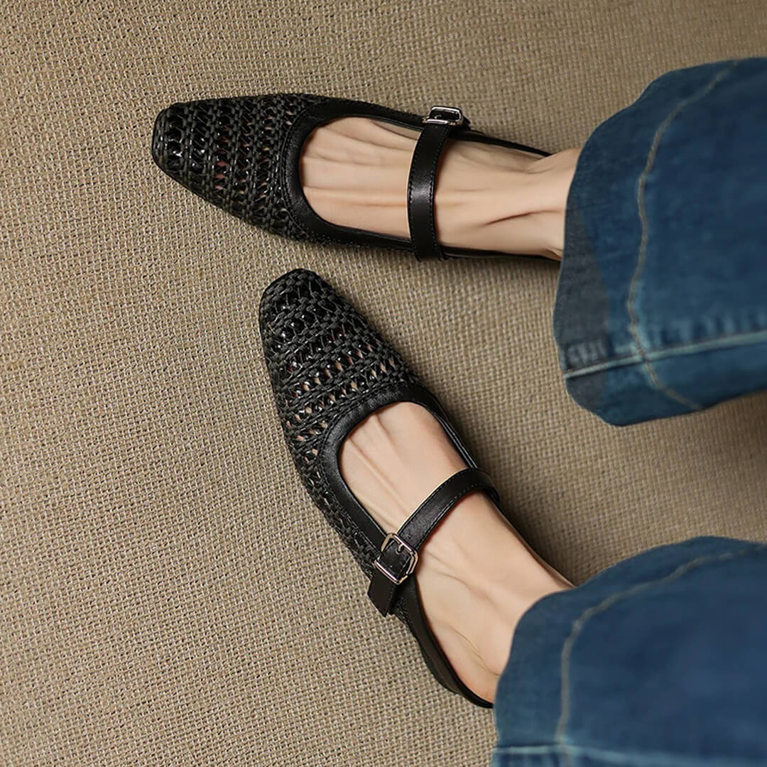 AMORA GENUINE LEATHER MULES - ARDEN ROVE