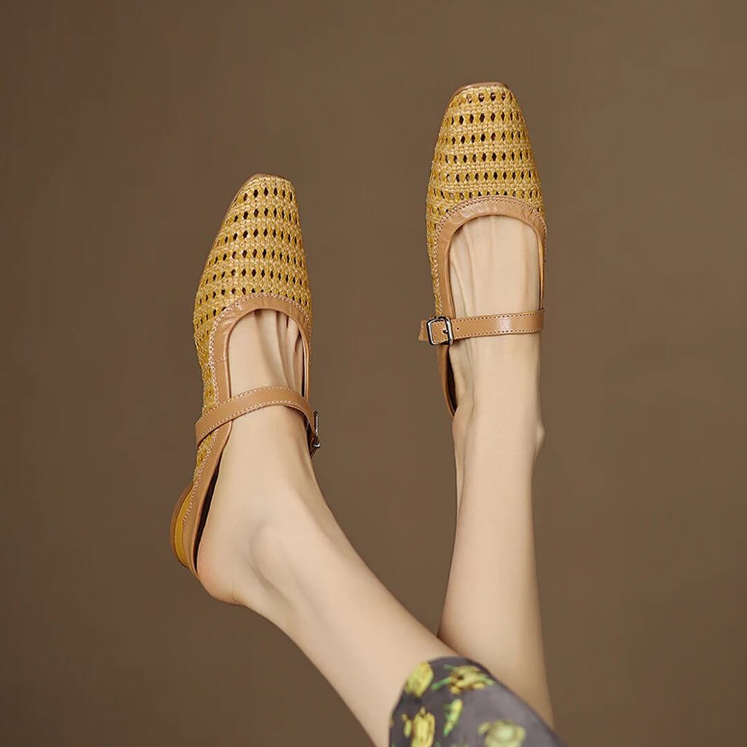AMORA GENUINE LEATHER MULES - ARDEN ROVE