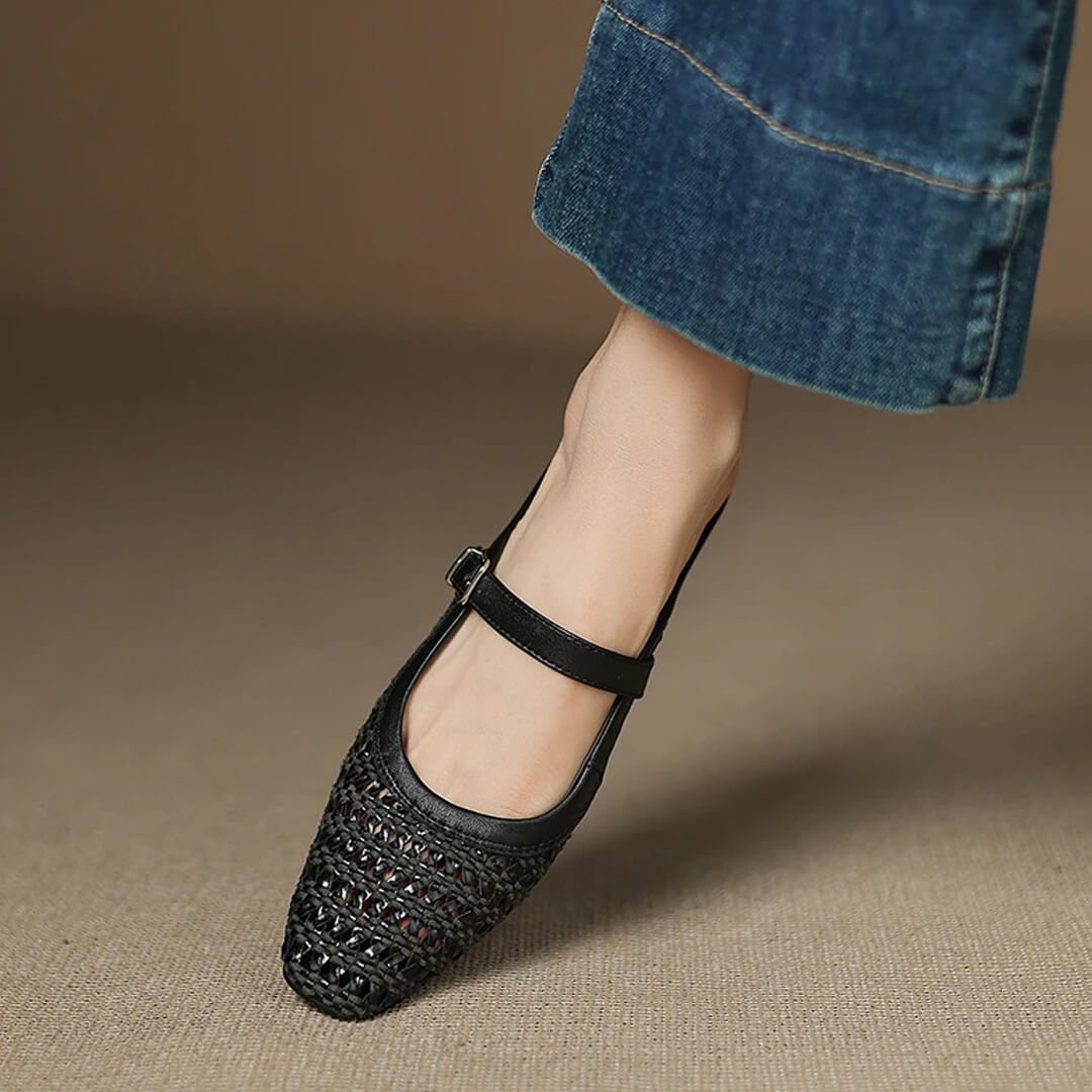 AMORA GENUINE LEATHER MULES - ARDEN ROVE