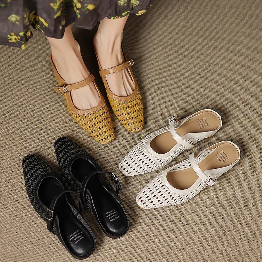 AMORA GENUINE LEATHER MULES - ARDEN ROVE