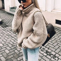 Annabelle | Grob gestrickter Rollkragenpullover für Damen