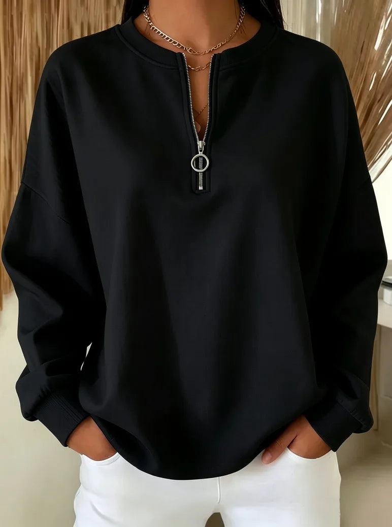 Anne | Women's Quarter-Zip Sweater
