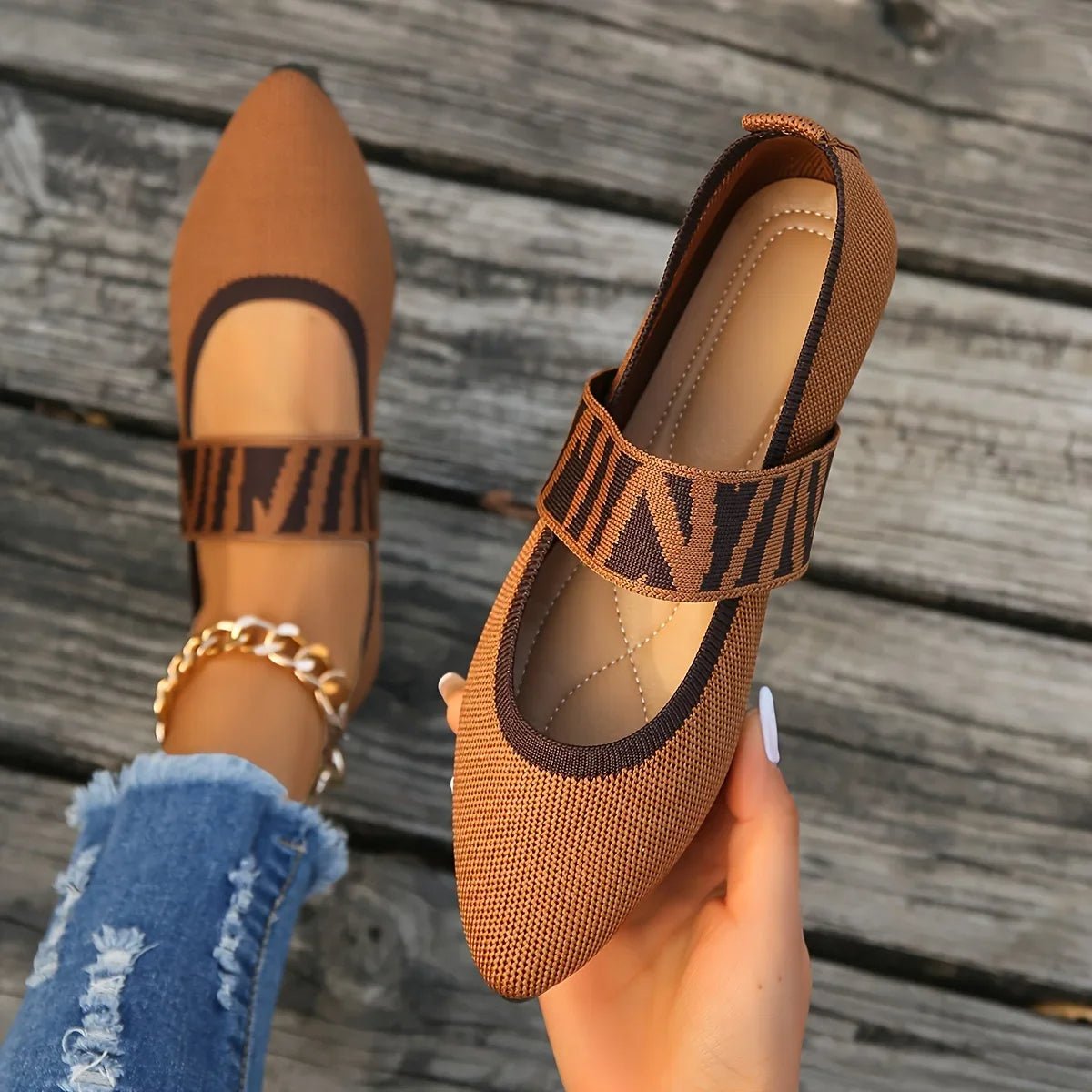 Aria Signature Knit Flats - ARDEN ROVE