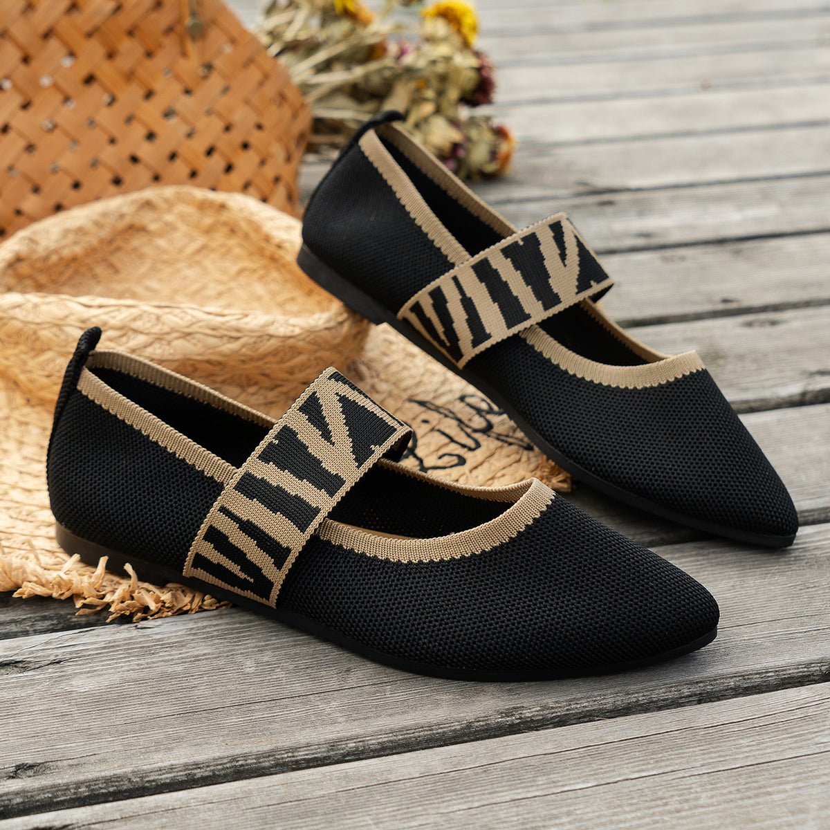 Aria Signature Knit Flats - ARDEN ROVE