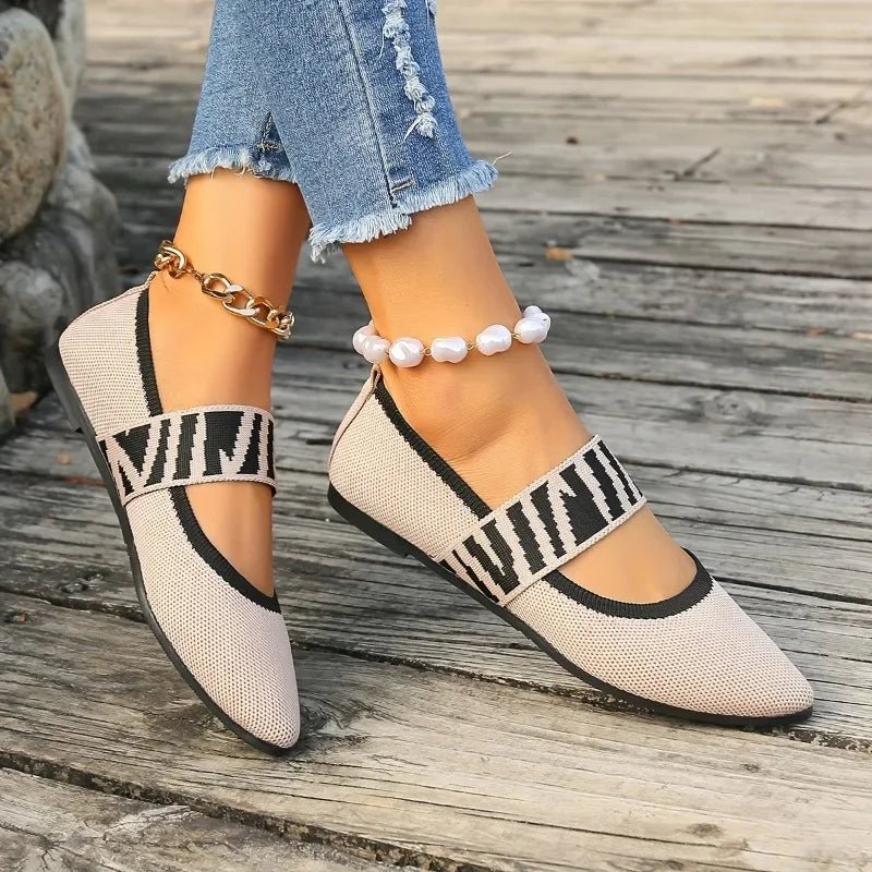 Aria Signature Knit Flats - ARDEN ROVE
