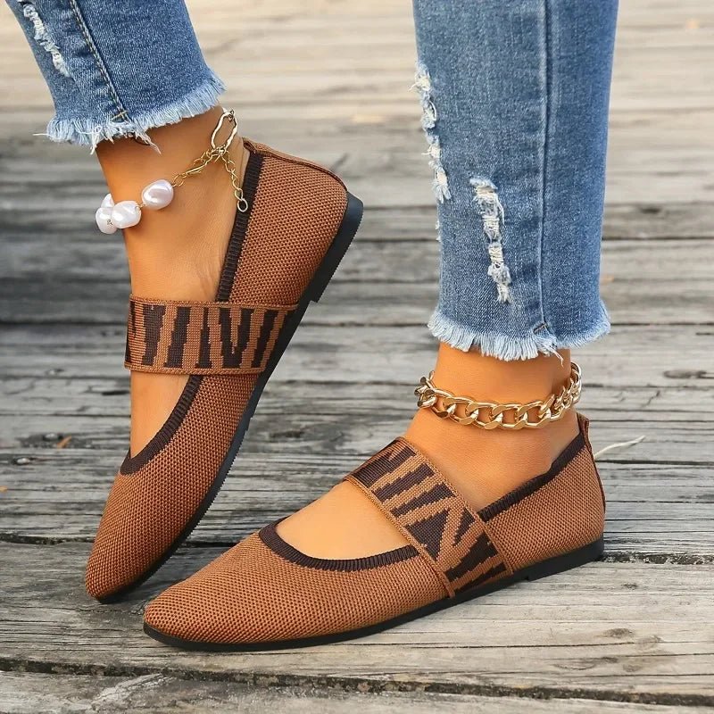 Aria Signature Knit Flats - ARDEN ROVE