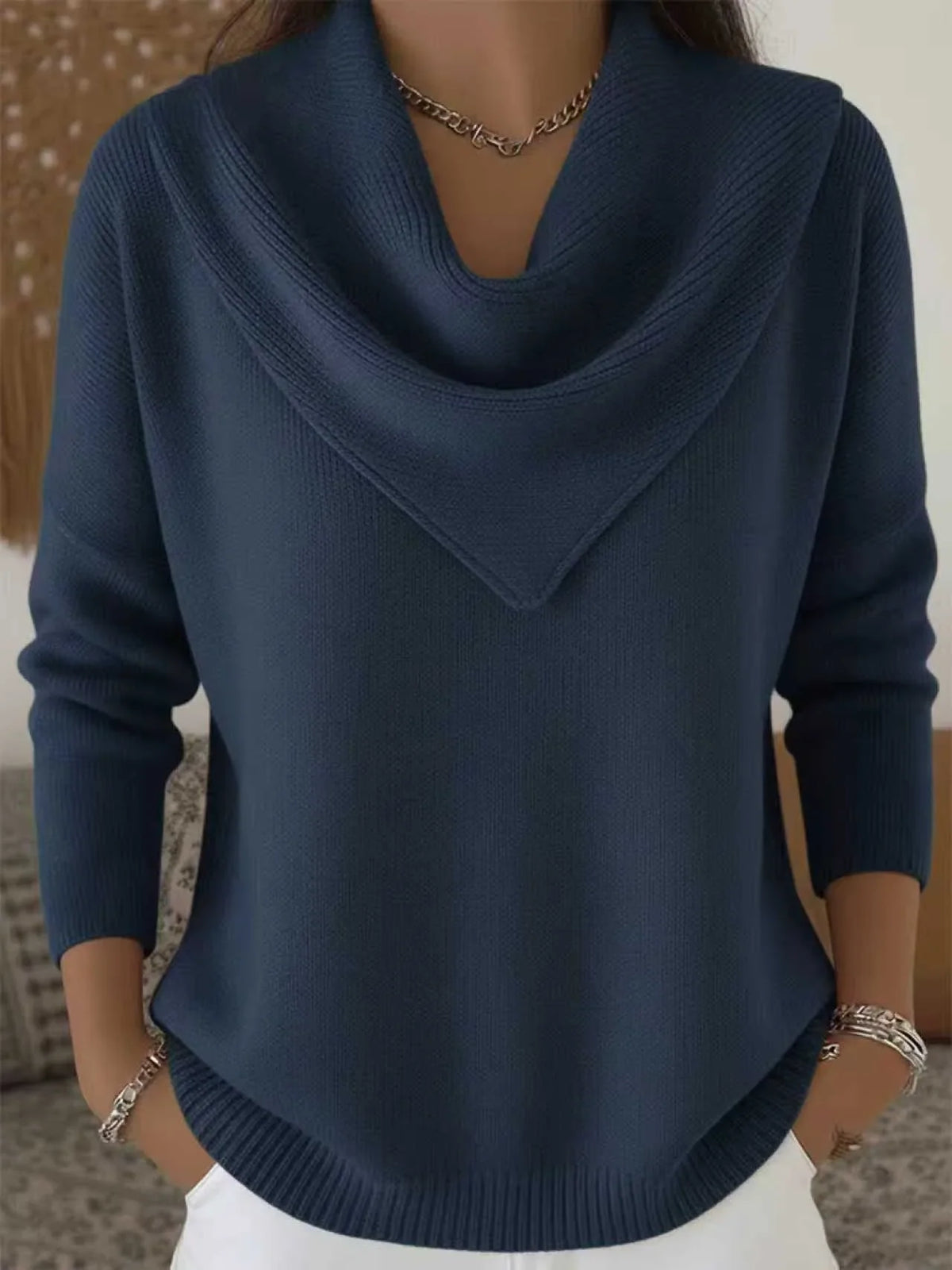 Ashleigh |  Women's Cowl Neck Sweater