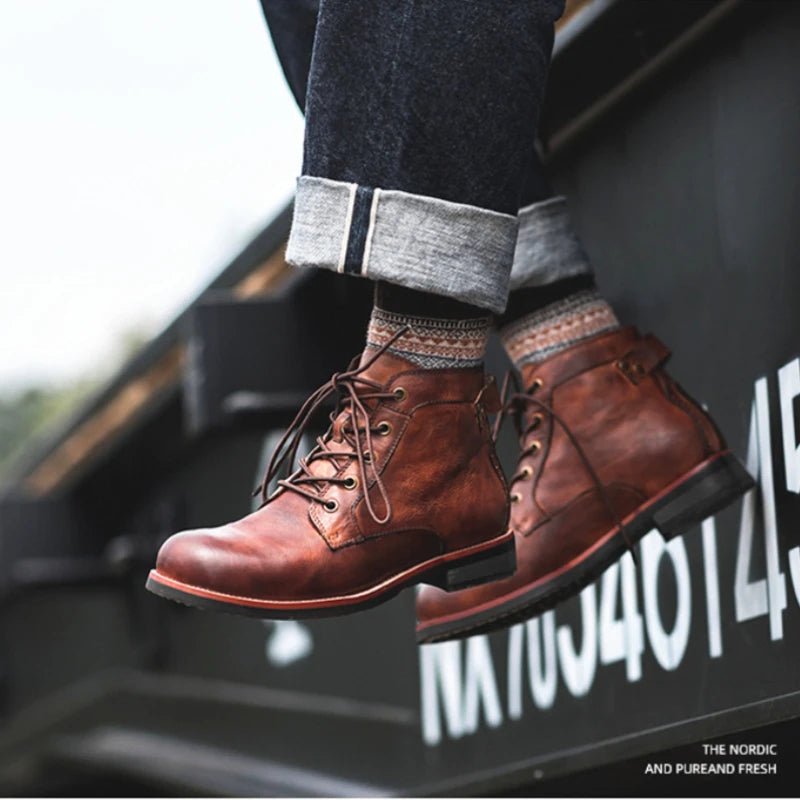 Atlas Handcrafted Leather Boot - ARDEN ROVE