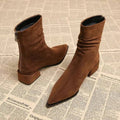 Auburn Suede Ankle Boot - ARDEN ROVE