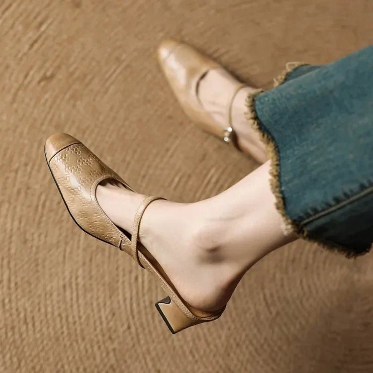 AURELIA GENUINE LEATHER MULES - ARDEN ROVE