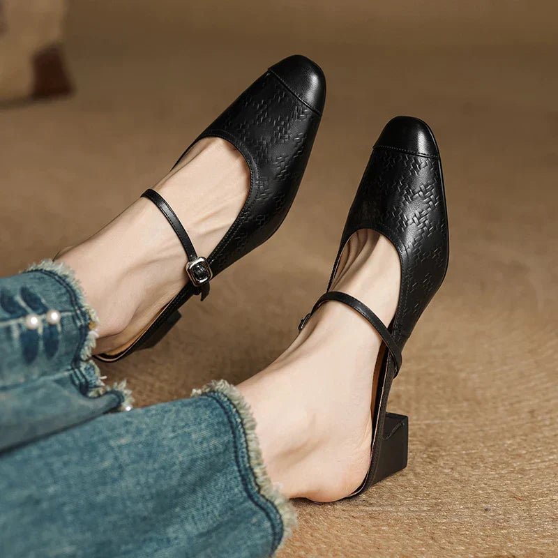 AURELIA GENUINE LEATHER MULES - ARDEN ROVE