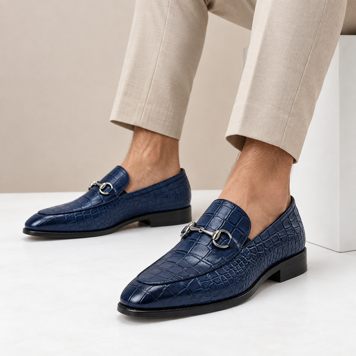 Valani Cowhide Leather Loafers