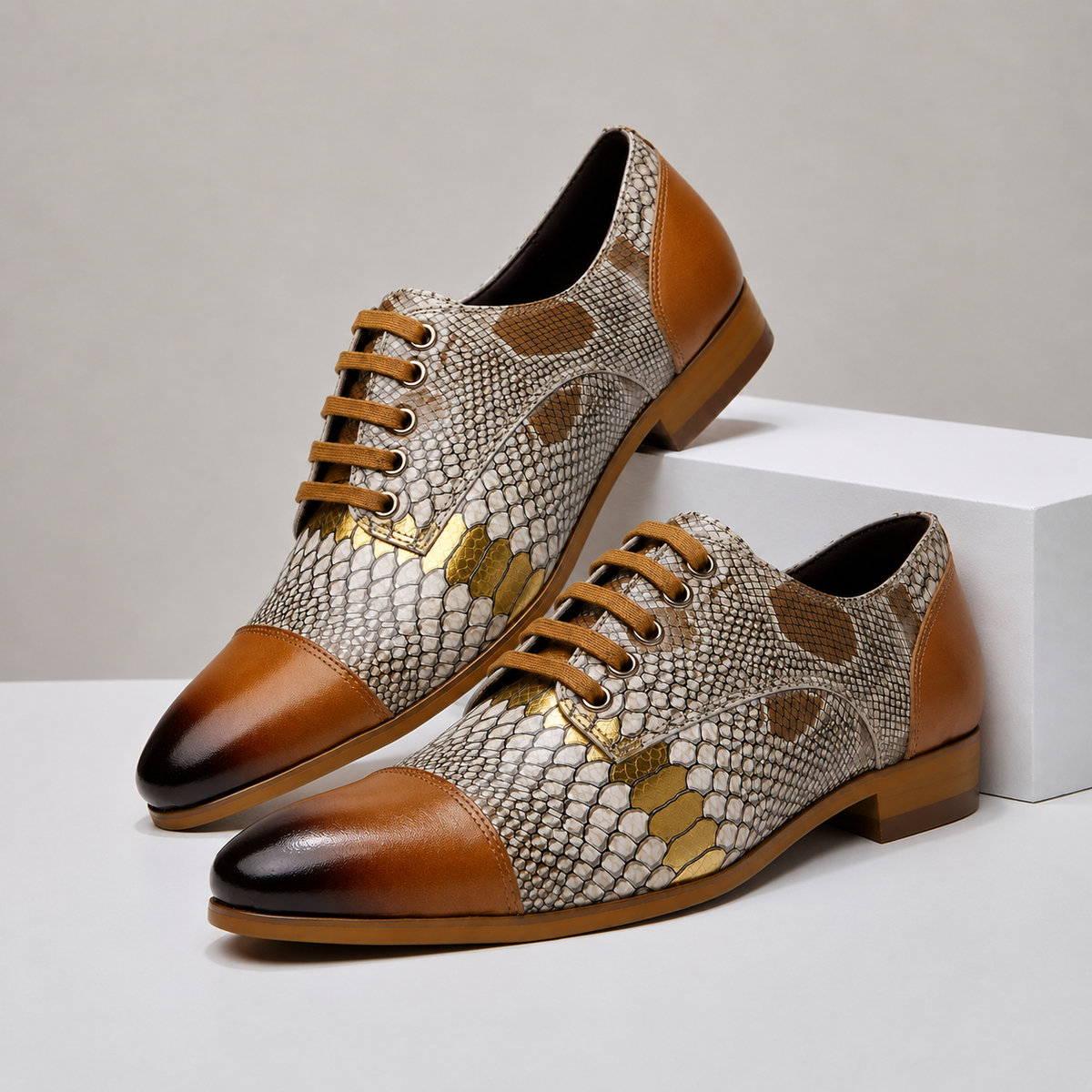 Scarpe Calverini in pelle di vacchetta