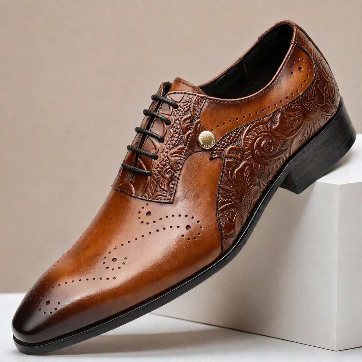 Quentin Cowhide Leather Shoes