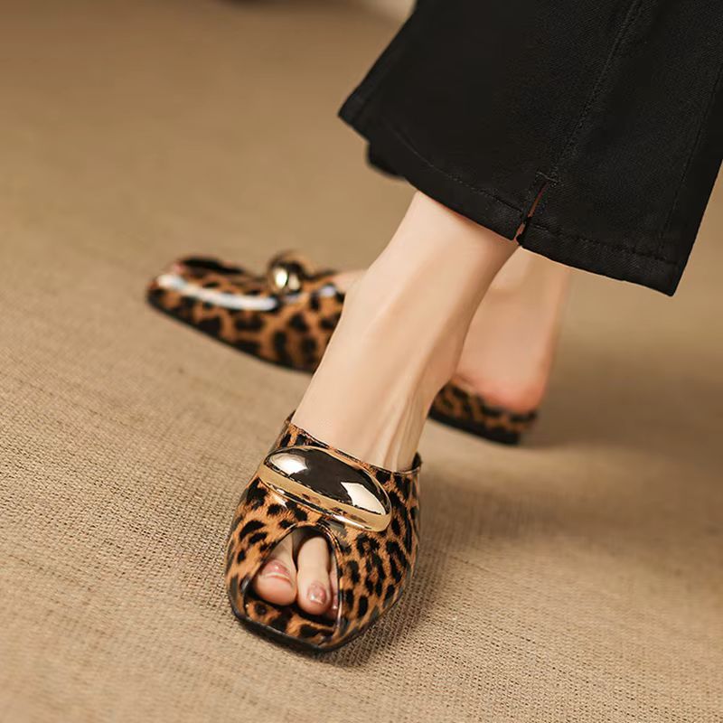 Ivona Genuine Leather Mules