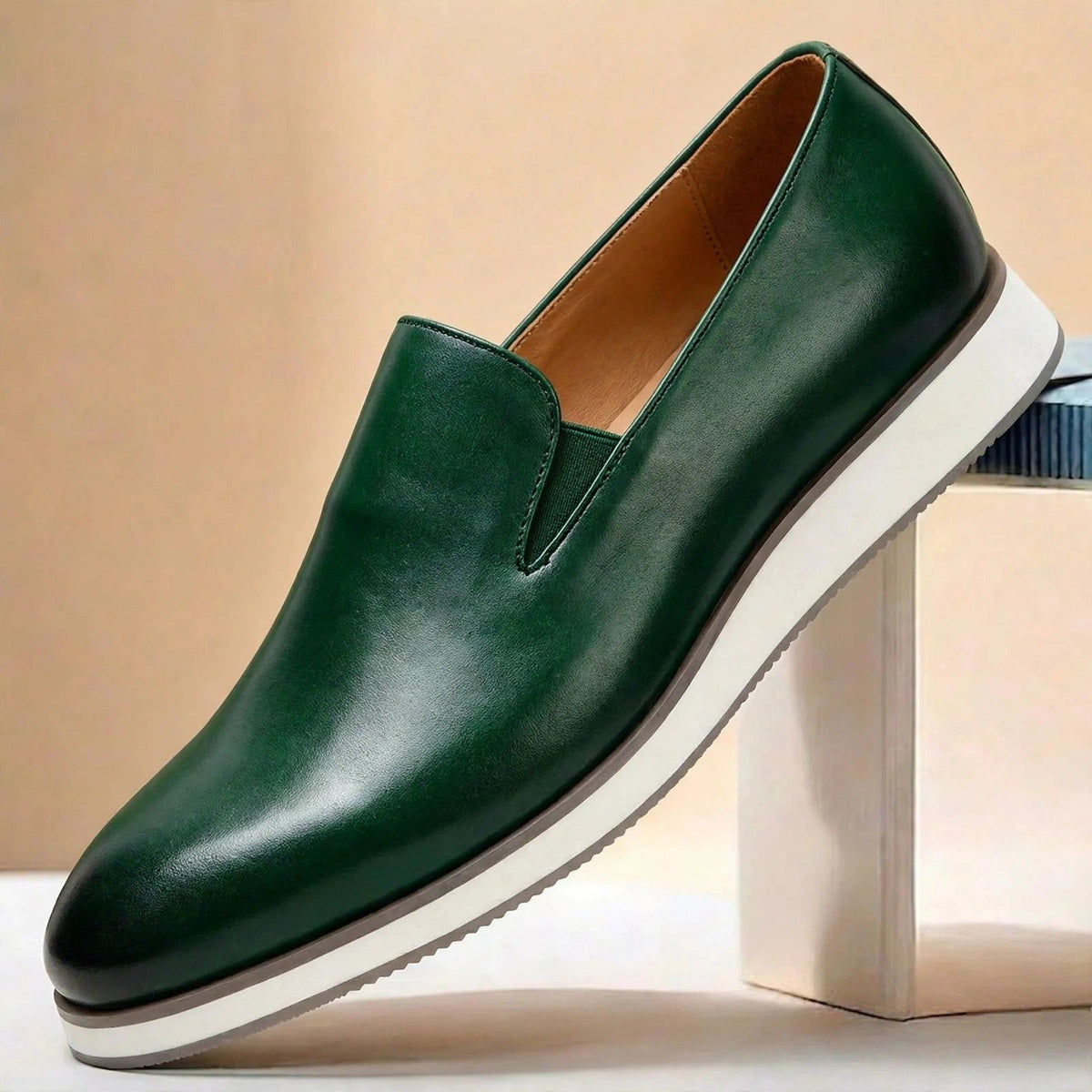 Matthias Cowhide Leather Loafers