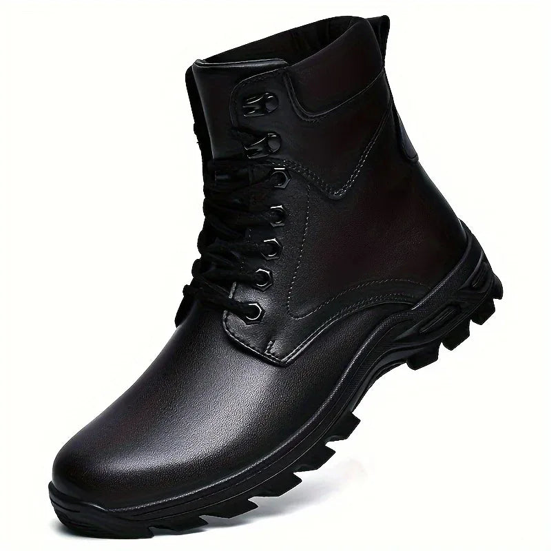 Badger | Botines de cuero impermeables para hombre