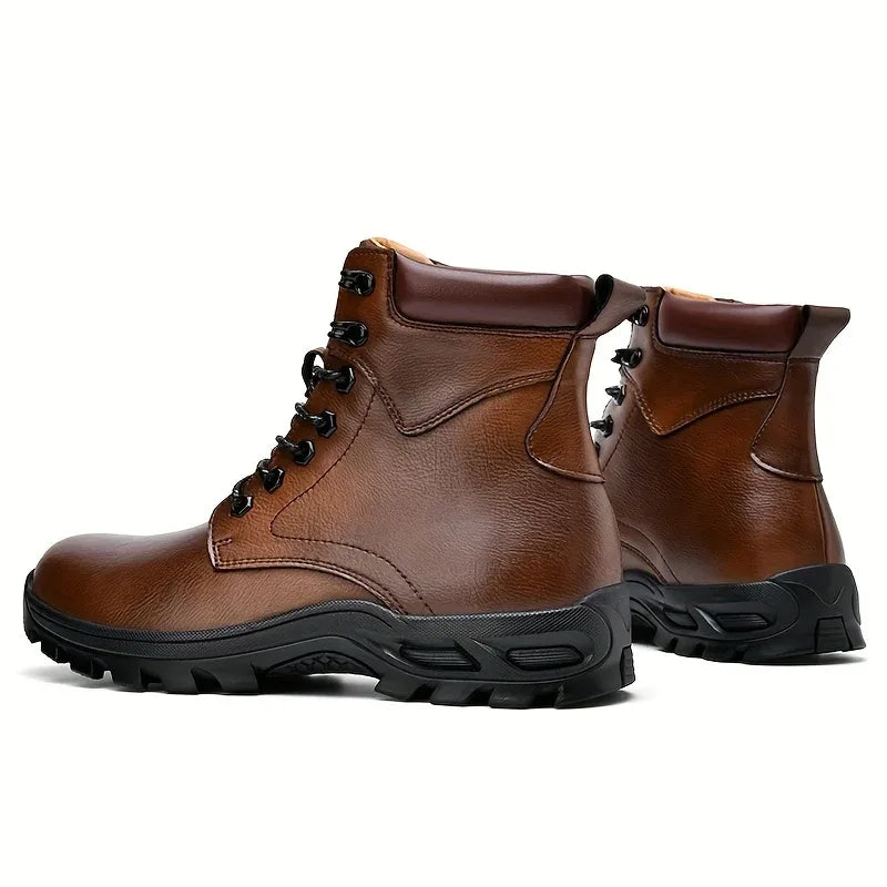 Badger | Botines de cuero impermeables para hombre