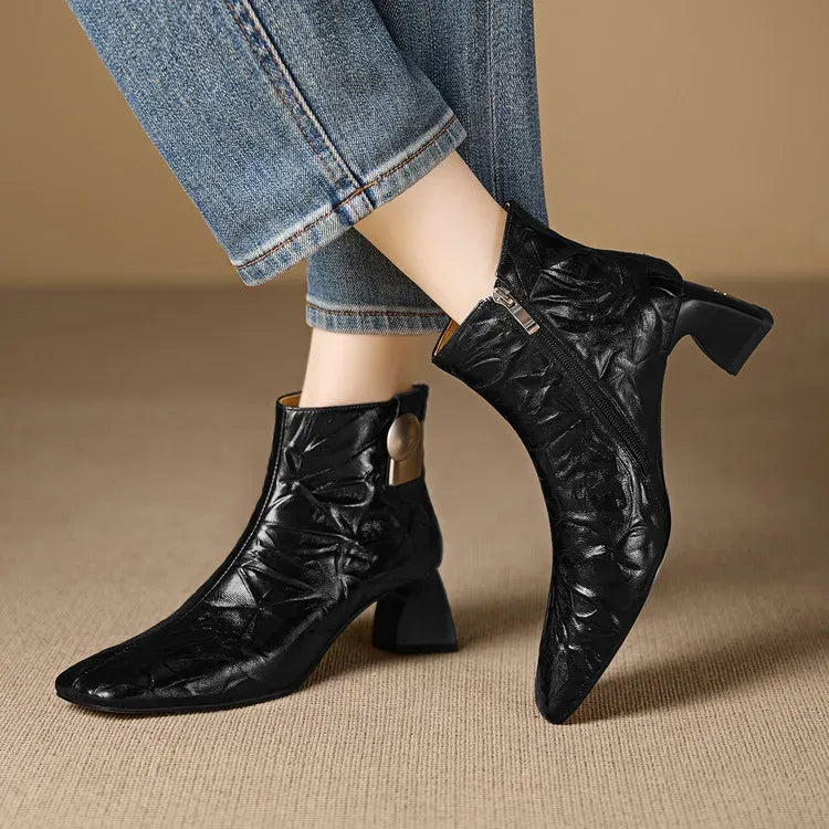 Camille Genuine Leather Boots