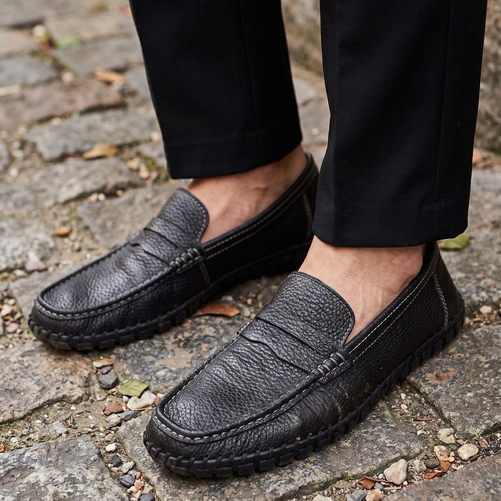 Hudson Loafers i Äkta Läder