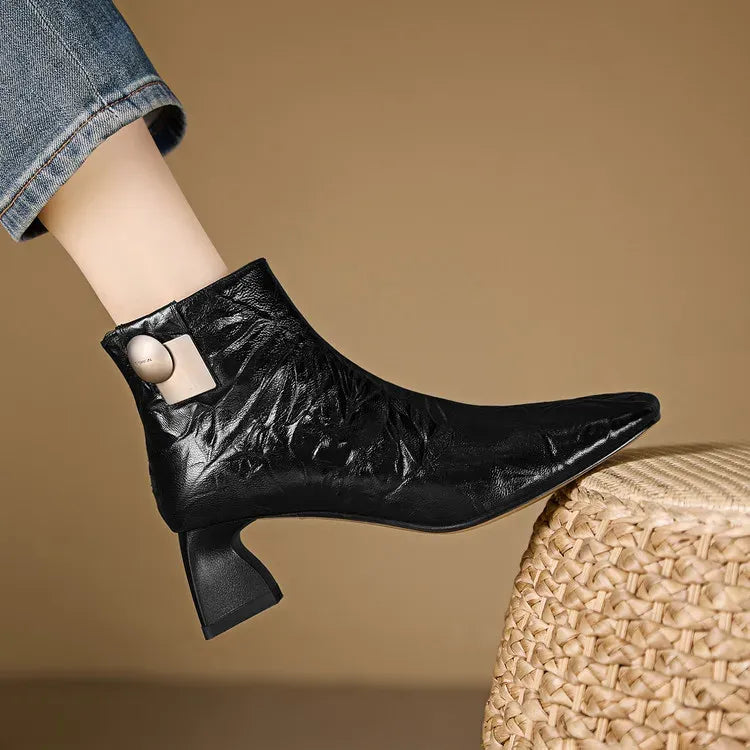 Camille Genuine Leather Boots