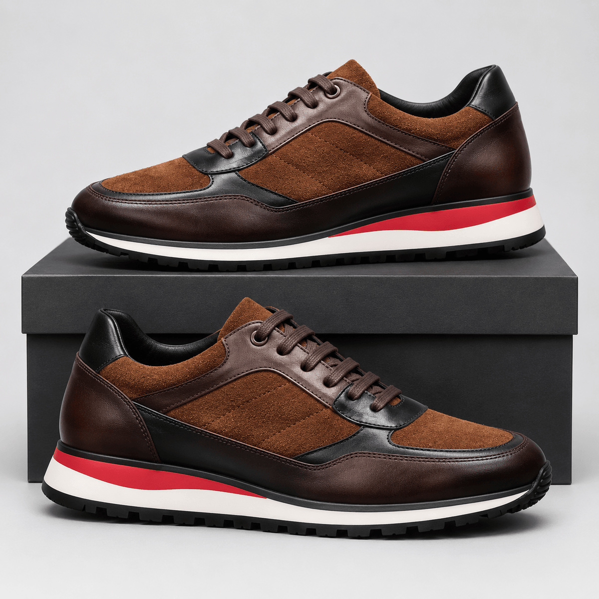 BIRKLEY COWHIDE LEATHER SNEAKERS - ARDEN ROVE