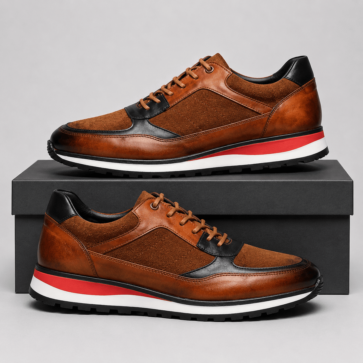 BIRKLEY COWHIDE LEATHER SNEAKERS - ARDEN ROVE