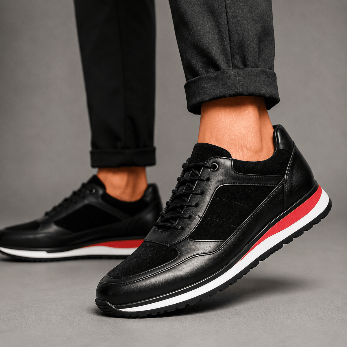 BIRKLEY COWHIDE LEATHER SNEAKERS - ARDEN ROVE