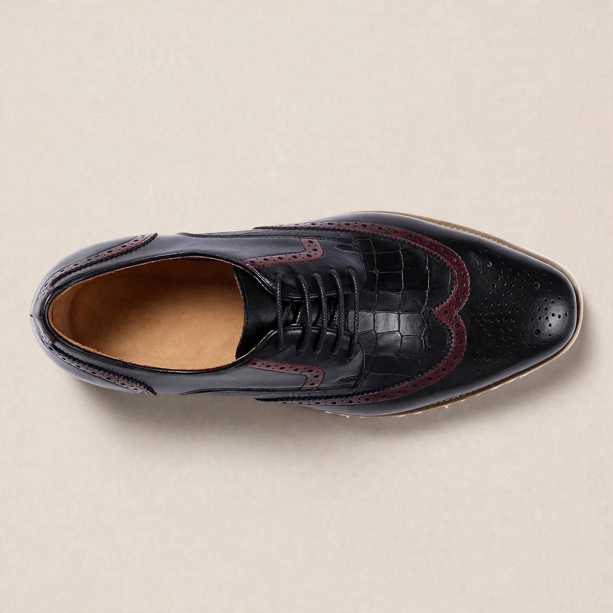 Zapatos Oxford Elison de cuero de vaca con cordones