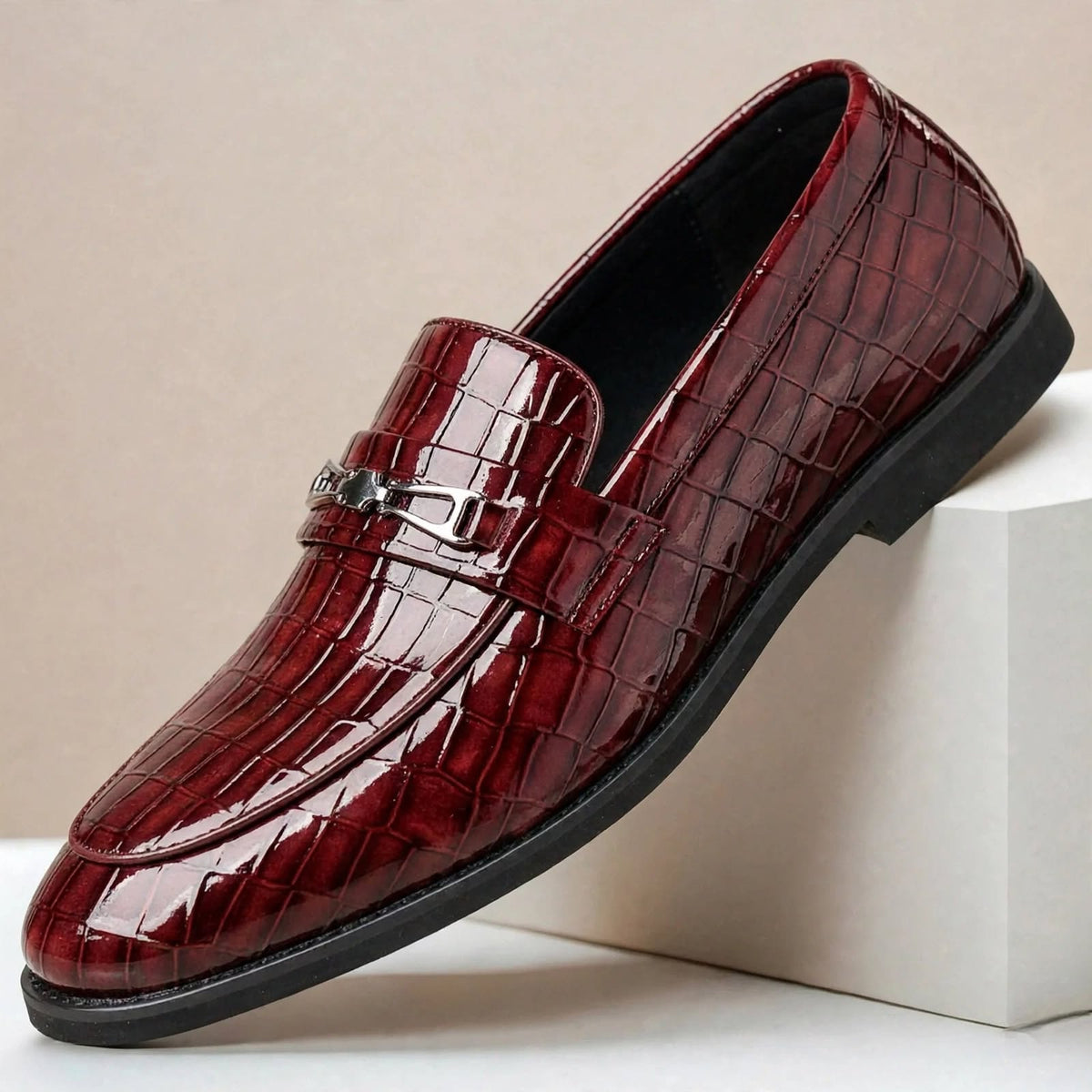Mocassins Elvian em pele