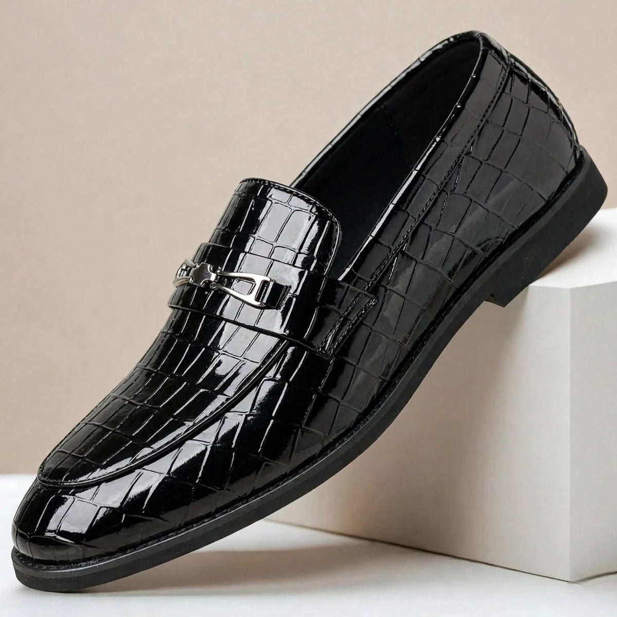 Mocassins Elvian em pele