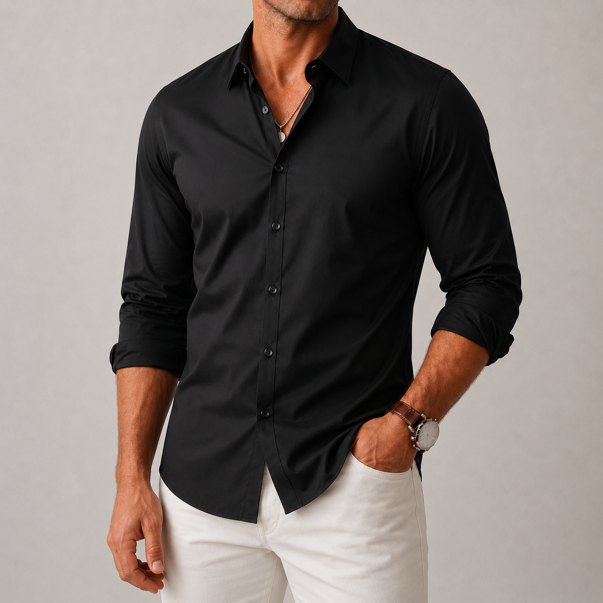 Camisa Social Antirrugas Devor