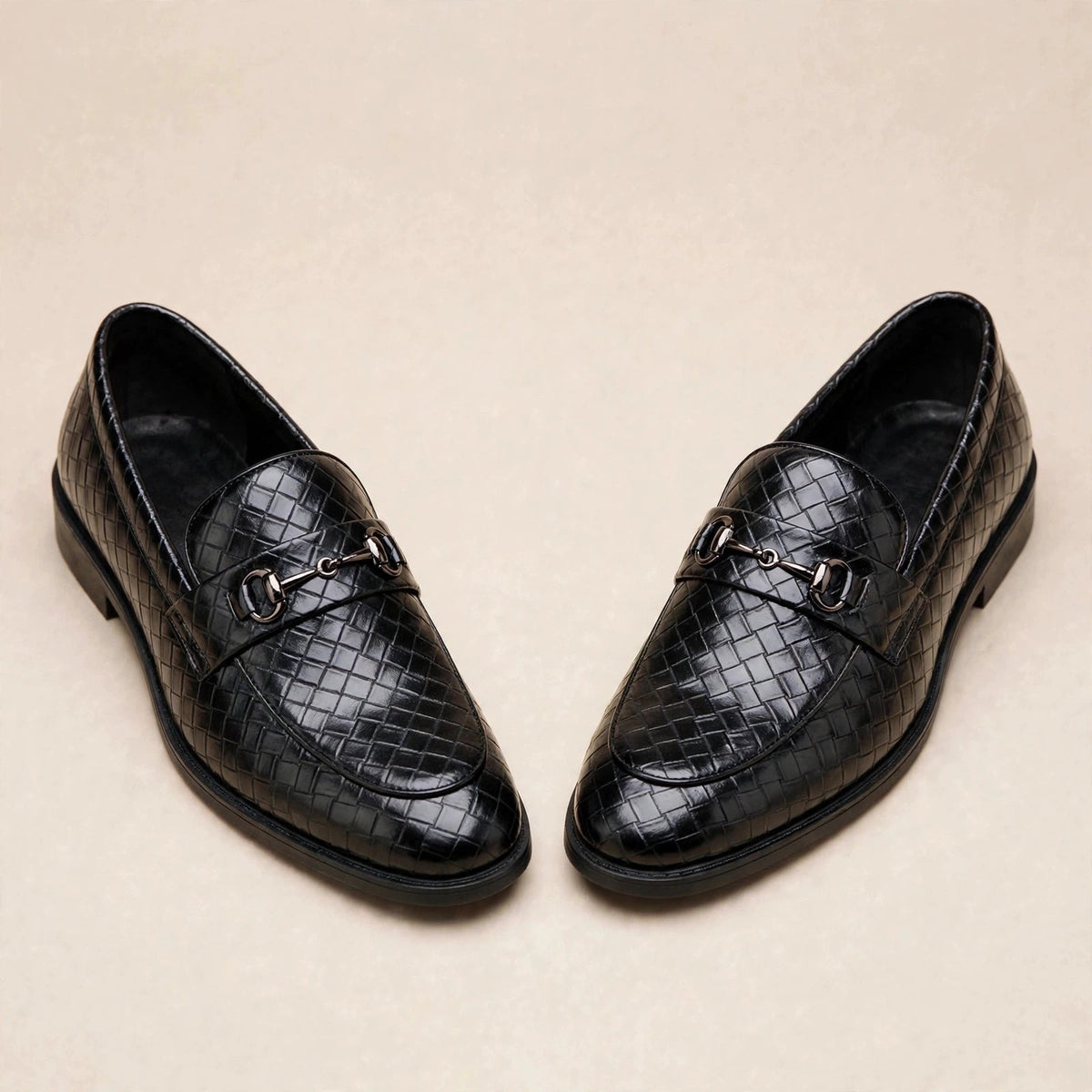 Elaric hästsko-loafers i läder