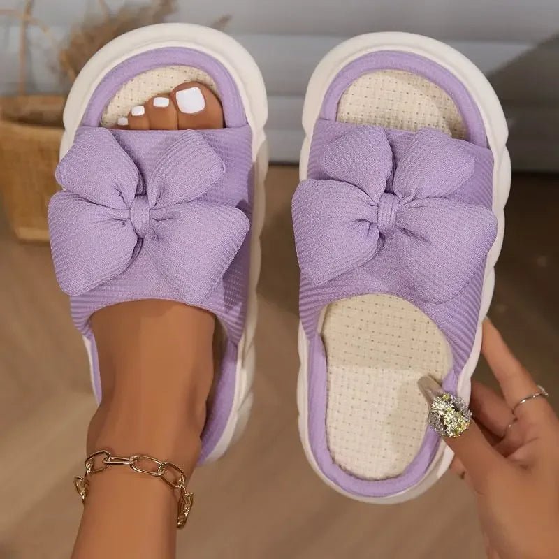 Bliss Bow Slides - ARDEN ROVE