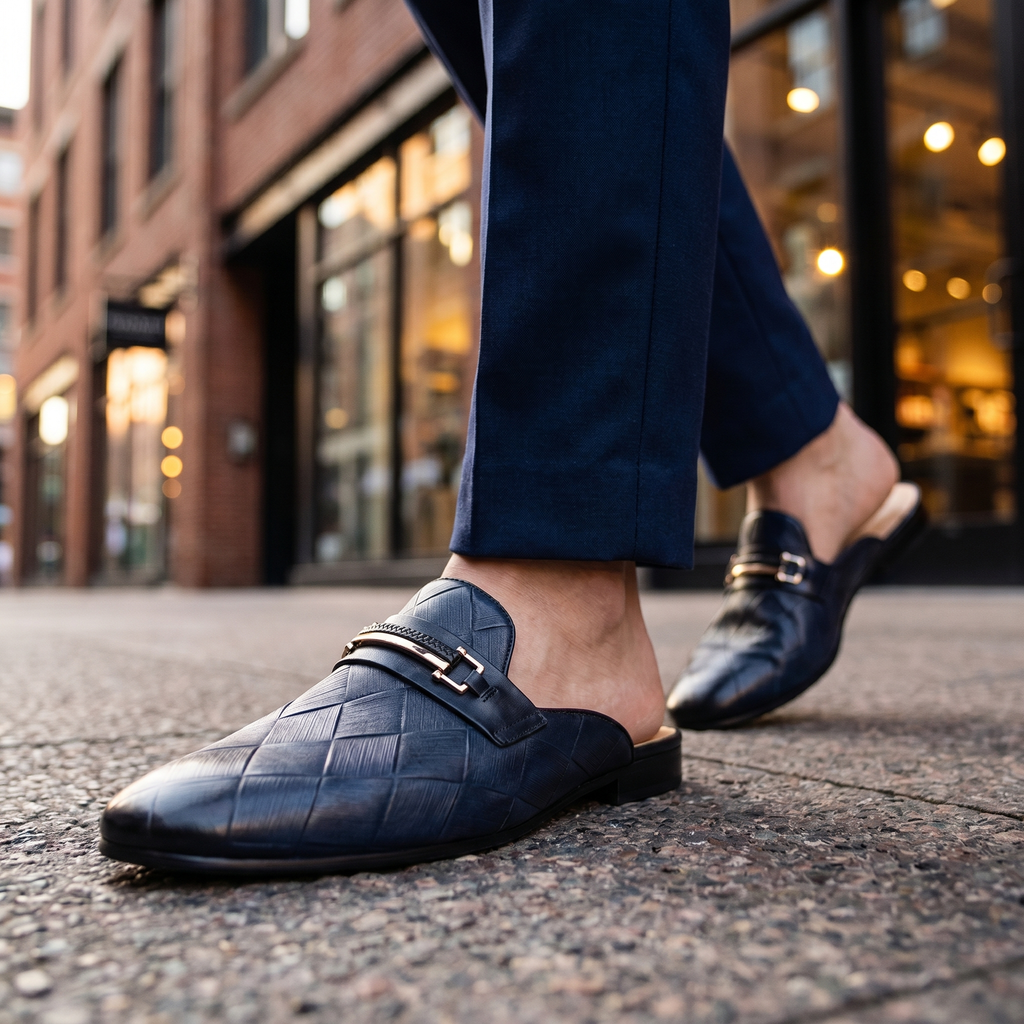 Parker | Men's Luxury Mule Loafers
