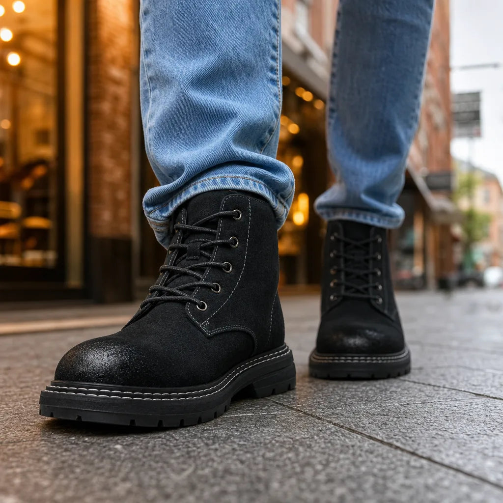 Brayden | Botas de cuero de otoño para hombre