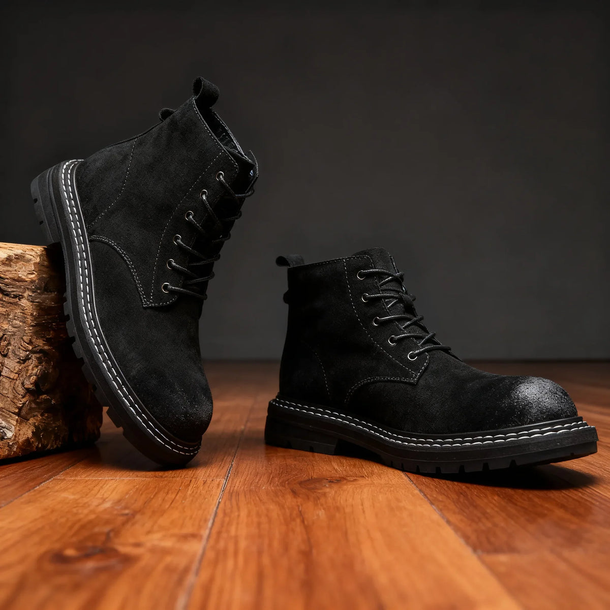 Brayden | Botas de cuero de otoño para hombre