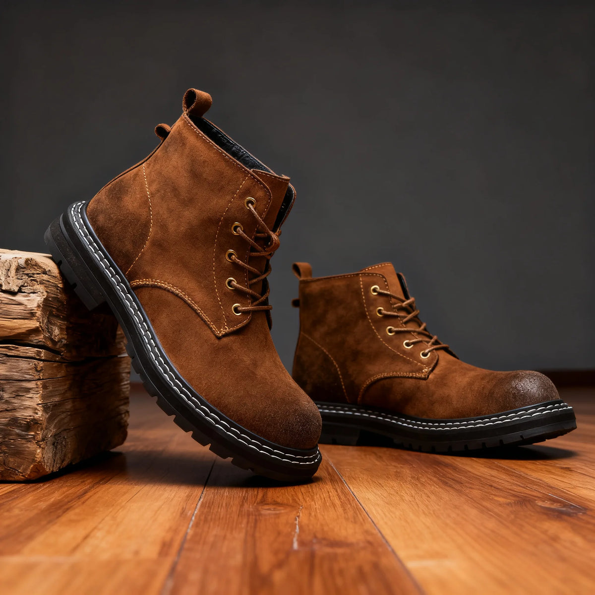 Brayden | Botas de cuero de otoño para hombre