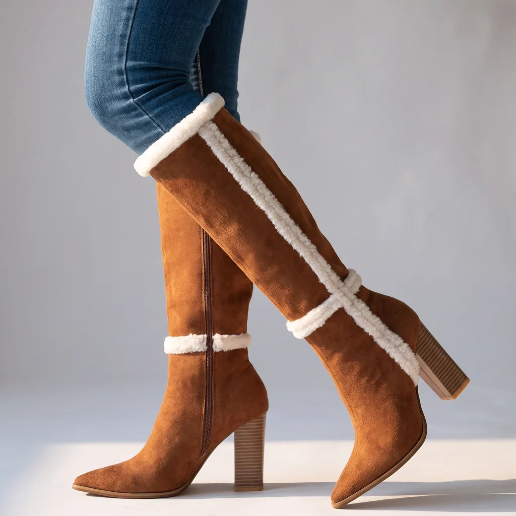 Brielle | Women's Sherpa Lined Knee High Boots