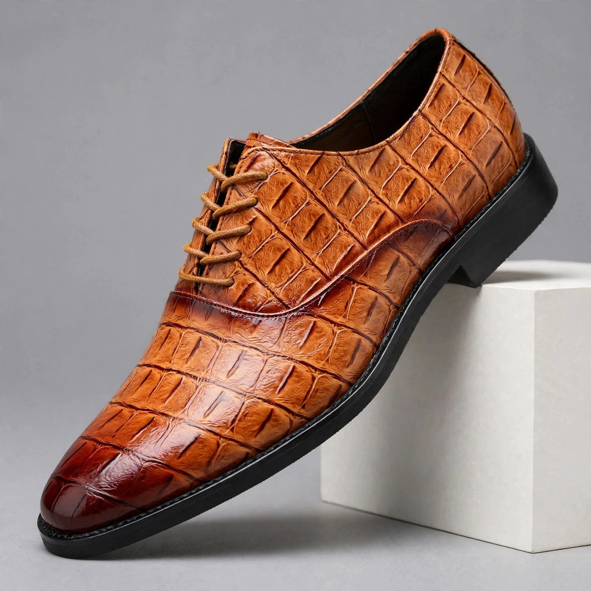 Zapatos Oxford de cuero con cordones Rovian