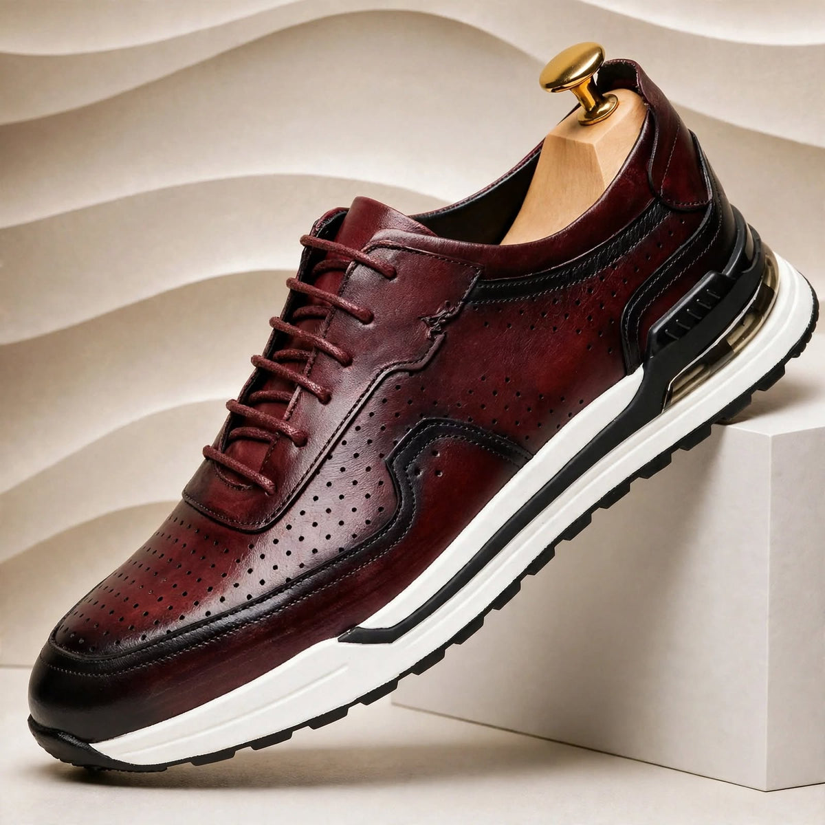 Sneakers Valencia in pelle bovina
