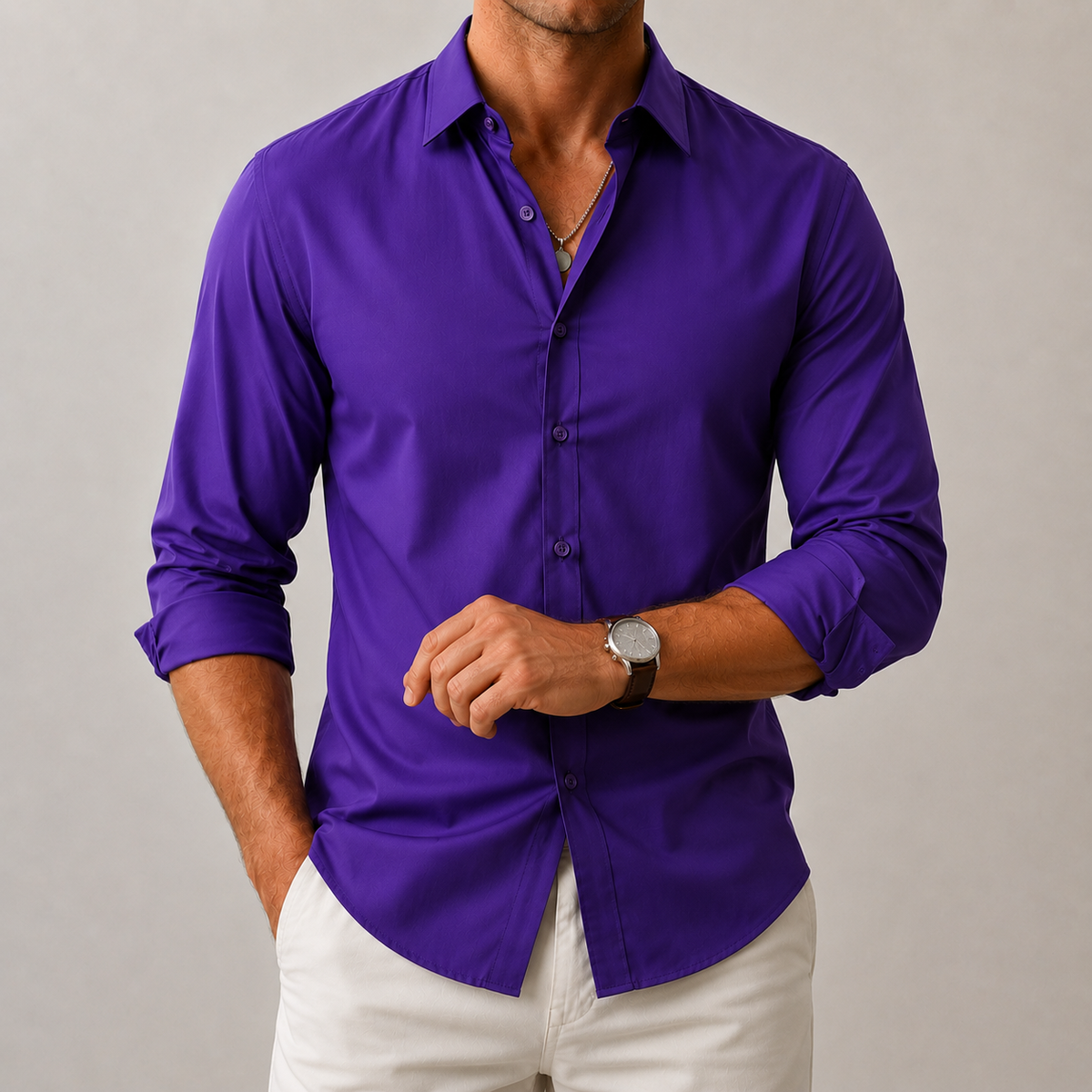 Camisa Social Antirrugas Devor
